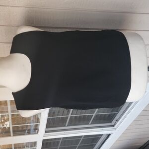 Banana Republic black crop dress crop top 6P